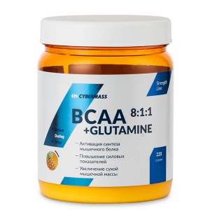 BCAA 8:1:1 + Glutamine (220г)
